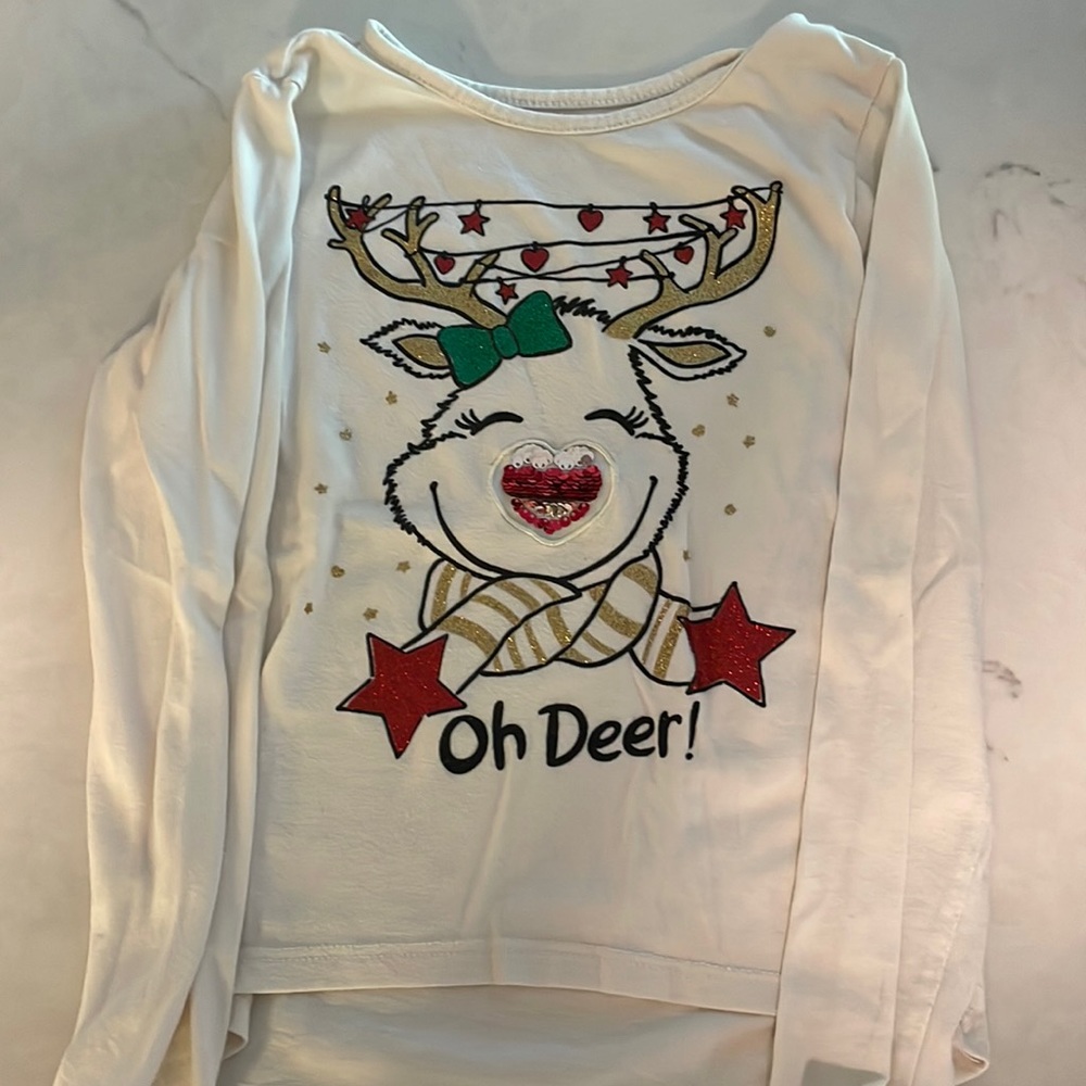 Girls holiday shirt